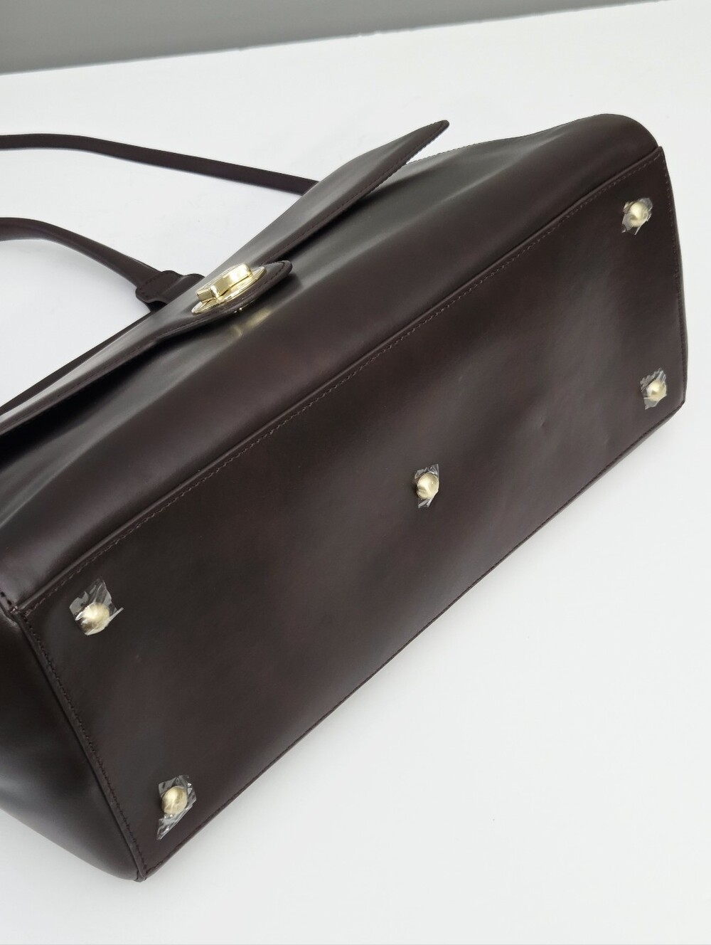 JEMMA EMMA TRAVELER 39 LAPTOP WORK BAG - MAHOGANY BROWN - Picture 10 of 10